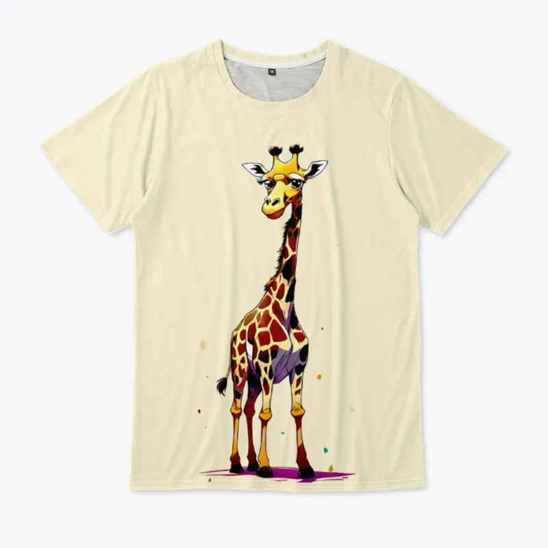 Cute giraffe full body